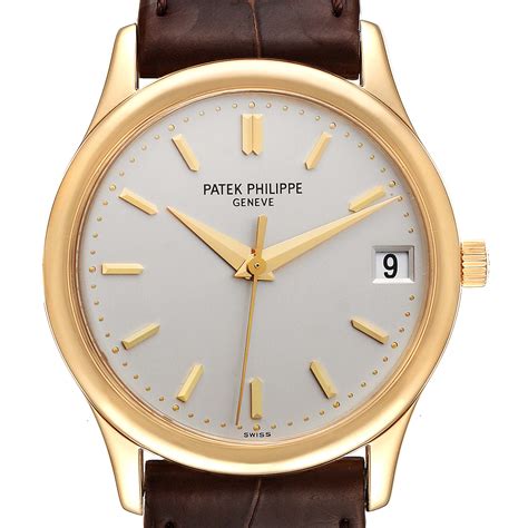 yellow gold patek|patek philippe calatrava gold.